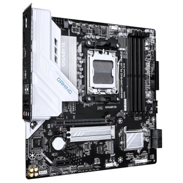 GIGABYTE B840M GAMING PLUS WIFI6E Carte Mère – Processeurs AMD Ryzen 9000, VRM 8+2+2 phases, jusqu’à 8200 MHz DDR5 (O.C.), 2×
