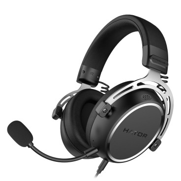 HATOR HYPERGANG 3 Hi-Res Casque Avec fil Arceau Gaming USB Type-C   USB Type-A Noir