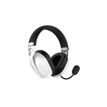 HATOR Hyperpunk 3 Wireless Casque Avec fil &sans fil Arceau Gaming USB Type-C   USB Type-A Bluetooth Blanc