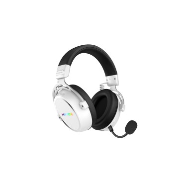 HATOR Hypergang 3 Wireless Casque Sans fil Arceau Gaming USB Type-C   USB Type-A Bluetooth Blanc