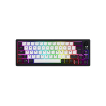 HATOR Skyfall 65 MAG ULTIMA 8K wireless clavier Gaming USB + RF Wireless + Bluetooth QWERTY Anglais britannique Noir, Blanc