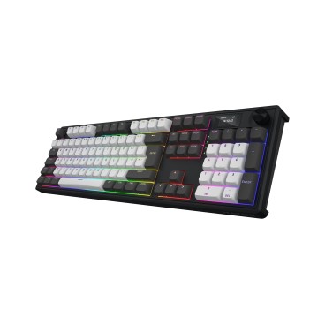 HATOR Skyfall Pro Wireless 100 clavier Gaming USB + RF Wireless + Bluetooth QWERTY Anglais britannique Noir, Gris