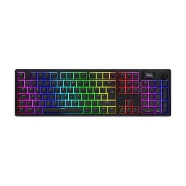 HATOR Skyfall 100 Pro Wireless clavier Gaming USB + RF Wireless + Bluetooth QWERTY Anglais Noir