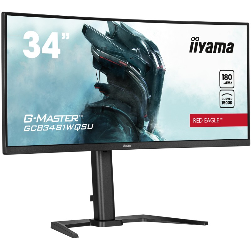 iiyama G-MASTER GCB3481WQSU-B1 écran plat de PC 86,4 cm (34") 3440 x 1440 pixels UltraWide Quad HD LCD Noir
