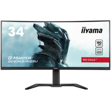 iiyama G-MASTER GCB3481WQSU-B1 écran plat de PC 86,4 cm (34") 3440 x 1440 pixels UltraWide Quad HD LCD Noir