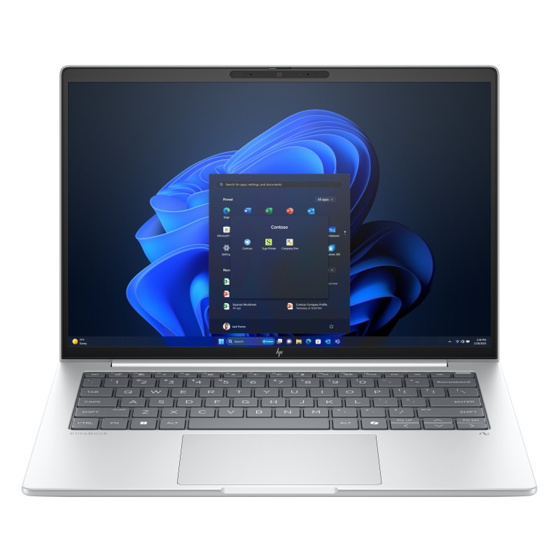 HP EliteBook 8 G1i Next Gen AI Wolf Pro Security Edition Copilot+ PC Intel Core Ultra 7 256V Ordinateur portable 35,6 cm (14")
