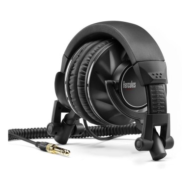 Hercules HDP DJ60 Casques Avec fil Arceau Musique Noir