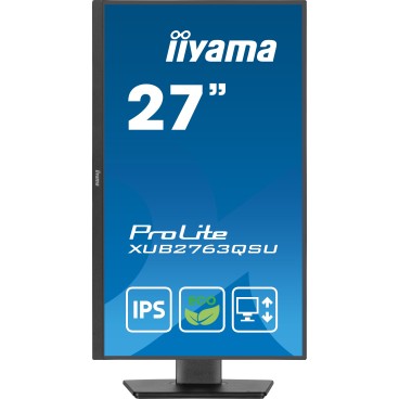 iiyama ProLite XUB2763QSU-B1 écran plat de PC 68,6 cm (27") 2560 x 1440 pixels Quad HD LED Noir