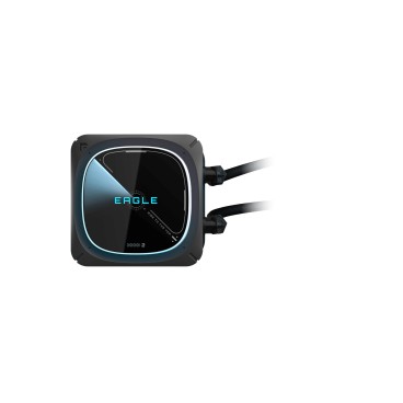 GIGABYTE EAGLE 360 Système de Refroidissement Liquide pour CPU - 3x120mm Ventilateurs ARGB, écran LCD couleur, DAISY-CHAIN,