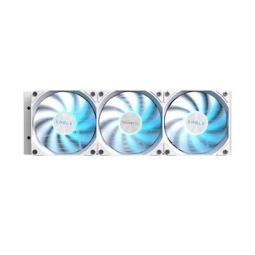 GIGABYTE EAGLE 360 ICE Système de Refroidissement Liquide pour CPU - 3x120mm Ventilateurs ARGB, écran LCD couleur, DAISY-CHAIN,