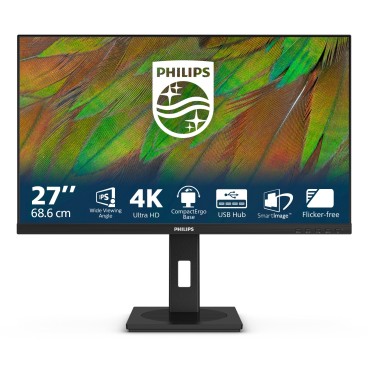 Philips 3000 series 27B1N3800 00 LED display 68,6 cm (27") 3840 x 2160 pixels 4K Ultra HD LCD Noir