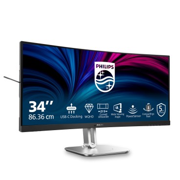 Philips 5000 series 34B2U5600C 00 écran plat de PC 86,4 cm (34") 3440 x 1440 pixels Dual QHD LCD Gris