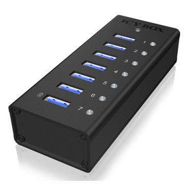 ICY BOX IB-AC618 5000 Mbit s Noir
