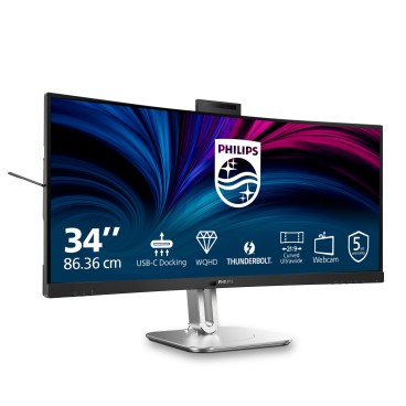 Philips 6000 series 34B2U6603CH 00 écran plat de PC 86,4 cm (34") 3440 x 1440 pixels Wide Quad HD LCD Gris