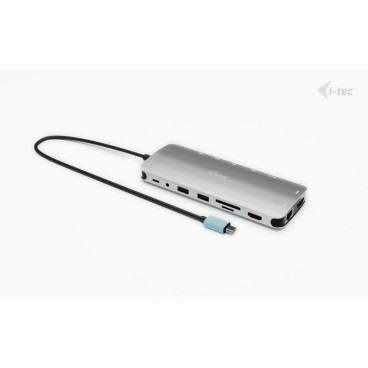i-tec Metal USB-C Nano 3x Display Dock, 2x HDMI 1x USB-C video + Power Delivery 140W