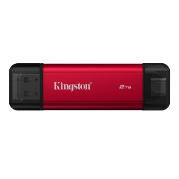 Kingston Technology 2TB Dual USB-A C Portable SSD, Up to 1050MB s USB 3.2 Gen 2