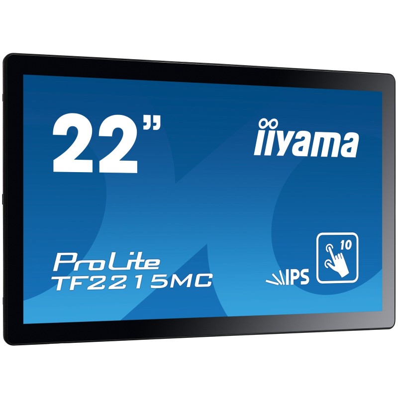 iiyama ProLite TF2215MC-B2 écran plat de PC 54,6 cm (21.5") 1920 x 1080 pixels Full HD LED Écran tactile Multi-utilisateur Noir