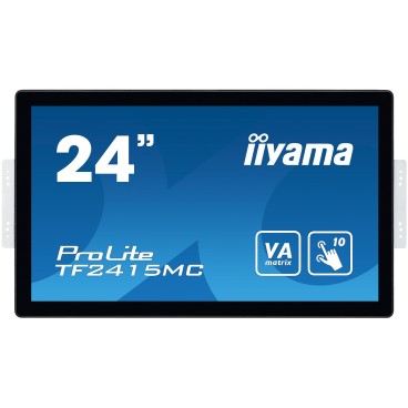 iiyama ProLite TF2415MC-B2 écran plat de PC 60,5 cm (23.8") 1920 x 1080 pixels Full HD LED Écran tactile Multi-utilisateur Noir