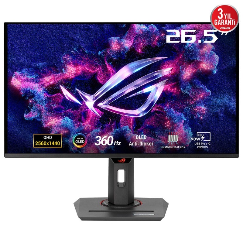 ASUS ROG Strix OLED XG27ACDNG écran plat de PC 67,3 cm (26.5") 2560 x 1440 pixels Quad HD QD-OLED Noir