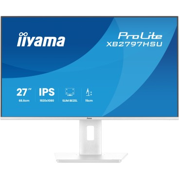 iiyama ProLite XB2797HSU-W1 écran plat de PC 68,6 cm (27") 1920 x 1080 pixels Full HD LED Blanc