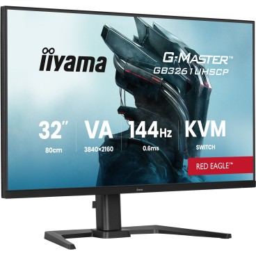 iiyama G-MASTER GB3261UHSCP-B1 écran plat de PC 80 cm (31.5") 3840 x 2160 pixels 4K Ultra HD LED Noir