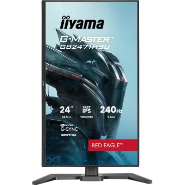 iiyama G-MASTER GB2471HSU-B1 écran plat de PC 60,5 cm (23.8") 1920 x 1080 pixels Full HD Noir