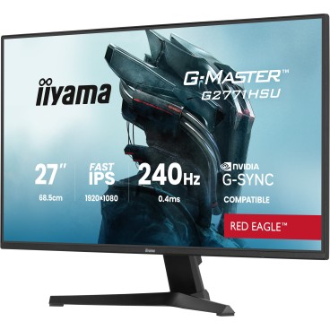 iiyama G-MASTER G2771HSU-B1 écran plat de PC 68,6 cm (27") 1920 x 1080 pixels Full HD Noir