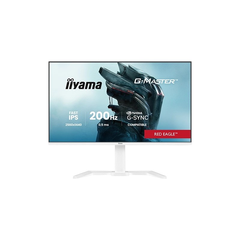 iiyama G-MASTER GB2771QSU-W1 écran plat de PC 68,6 cm (27") 2560 x 1440 pixels Wide Quad HD Blanc