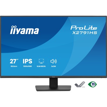 iiyama ProLite X2791HS-B1 écran plat de PC 68,6 cm (27") 1920 x 1080 pixels Full HD LED Noir
