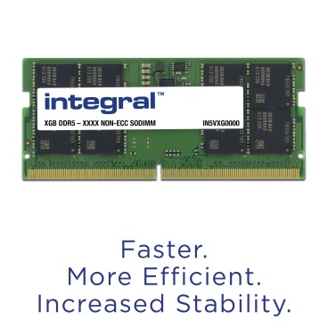 Integral IN5V8GNHWBX module de mémoire 8 Go 1 x 8 Go DDR5 262-pin SO-DIMM