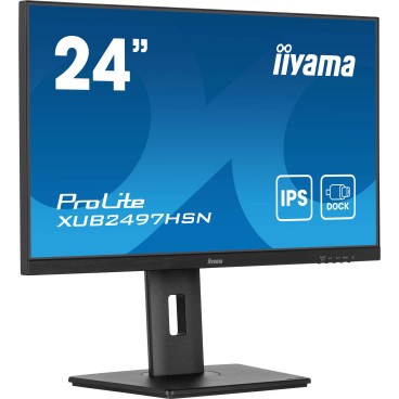 iiyama ProLite XUB2497HSN-B2 écran plat de PC 60,5 cm (23.8") 1920 x 1080 pixels Full HD LED Noir