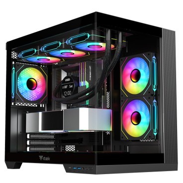 itek DARK CAVE DS Tower Noir