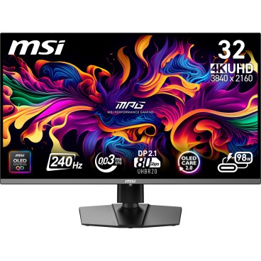 MSI MPG 322URX QD-OLED écran plat de PC 80 cm (31.5") 3840 x 2160 pixels 4K Ultra HD Noir