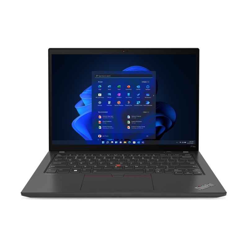 Lenovo ThinkPad P14s Gen 4 (Intel) Intel® Core™ i5 i5-1340P Station de travail mobile 35,6 cm (14") Écran tactile WUXGA 16 Go