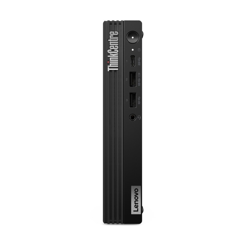 Lenovo ThinkCentre M70q Gen 5 Intel® Core™ i3 i3-14100T 8 Go DDR5-SDRAM 256 Go SSD Windows 11 Pro Mini PC Noir