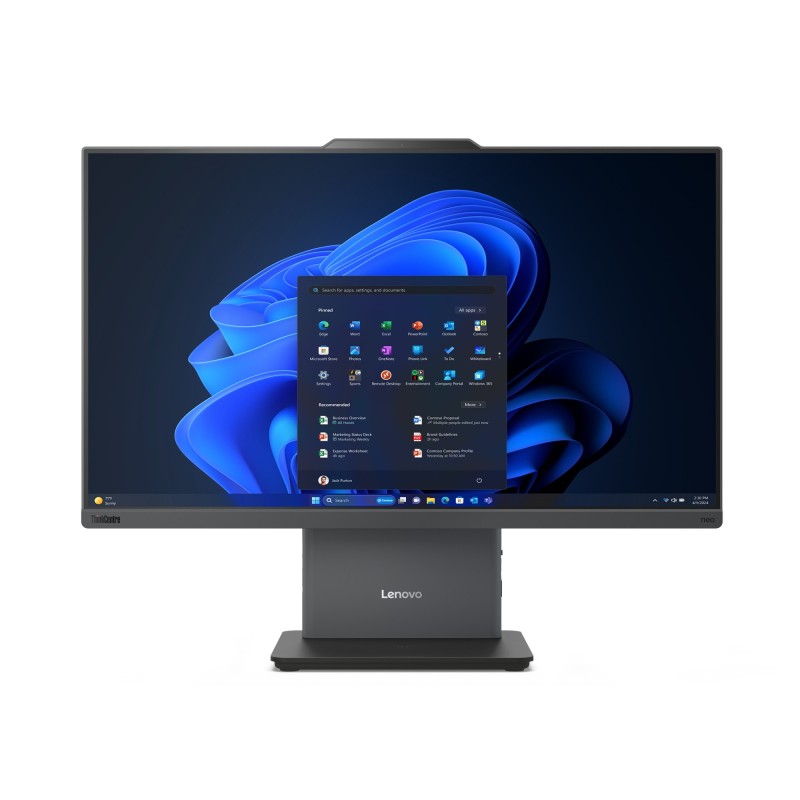 Lenovo ThinkCentre neo 50a 24 Gen 5 Intel Core 5 210H 60,5 cm (23.8") 1920 x 1080 pixels Écran tactile PC All-in-One 8 Go