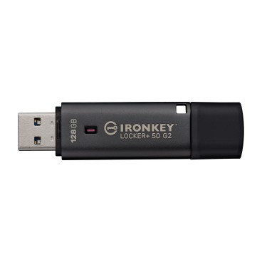 Kingston Technology IronKey 128 Go Locker Plus 50 G2, FIPS 197, AES-256