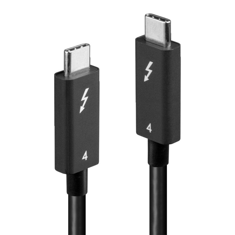Lindy Câble Thunderbolt 4 de 2m, 40Gbit s, PD 100W, Actif