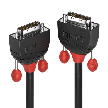 Lindy Câble DVI-D Single Link, Black Line, 5m