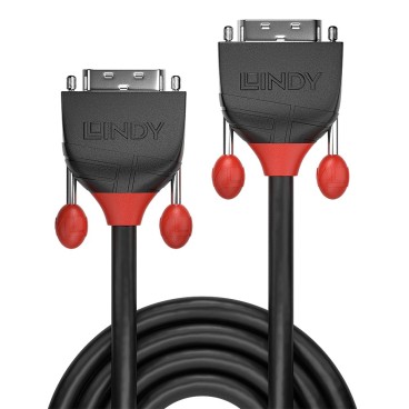 Lindy Câble DVI-D Single Link, Black Line, 5m