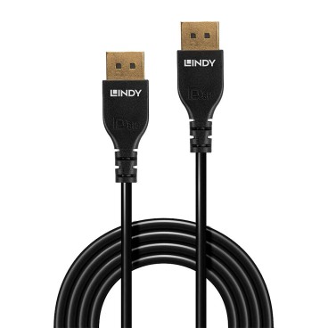 Lindy Câble Slim DisplayPort 1.4, 0.5m