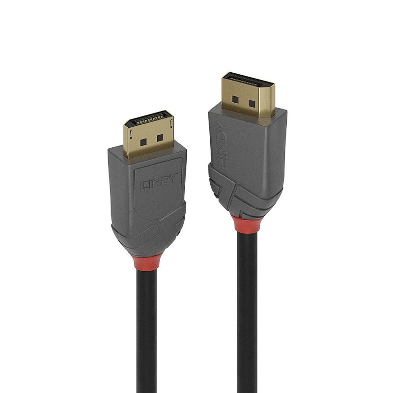 Lindy Câble DisplayPort 1.4, Anthra Line, 0.5m