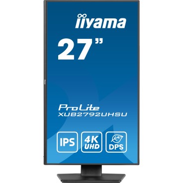 iiyama ProLite XUB2792UHSU-B6 écran plat de PC 68,6 cm (27") 3840 x 2160 pixels 4K Ultra HD LED Noir