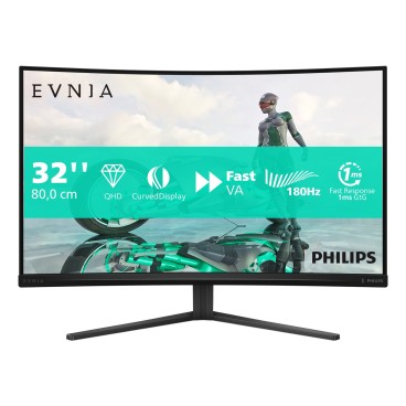 Philips Evnia 32M2C3500L 00 écran plat de PC 80 cm (31.5") 2560 x 1440 pixels Quad HD LCD Noir