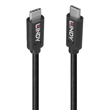 Lindy 36976 câble USB USB 3.2 Gen 2x2 1 m USB C 20 Gbit s 100 W Noir