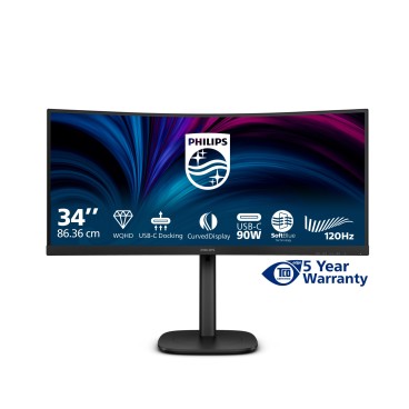 Philips 3000 series 34B2U3600C 00 écran plat de PC 86,4 cm (34") 3440 x 1440 pixels Wide Quad HD LCD Noir