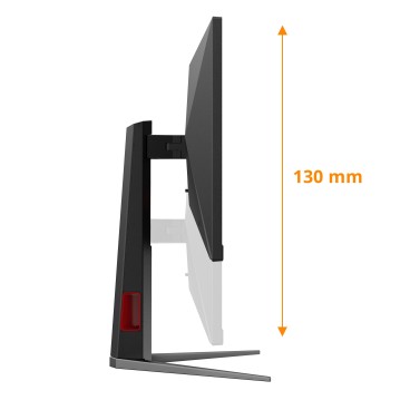 AOC G4 24G4HA écran plat de PC 60,5 cm (23.8") 1920 x 1080 pixels Full HD LED Noir, Rouge