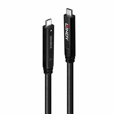 Lindy Câble Hybride Type C USB 3.2 10Gbit s, 10m (4 Lanes)