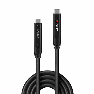 Lindy Câble Hybride Type C USB 3.2 10Gbit s, 10m (4 Lanes)