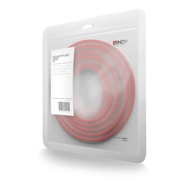 Lindy Câble réseau Rouge Cat.6 S FTP LSZH, 2m (testé par Fluke)